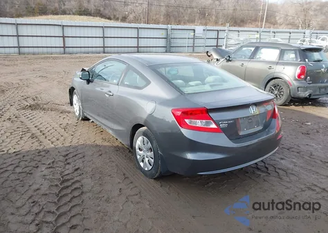 2012 Honda Civic Lx z USA, uszkodzony, nr VIN 2HGFG3B51CH522122